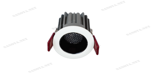 Đèn âm trần dân dụng spotlight 12W DL3-BW12 viền trắng có thiết kế tròn, nhỏ gọn, mang lại sự tinh tế và hiện đại cho không gian. Vỏ đèn được làm bằng hợp kim nhôm.