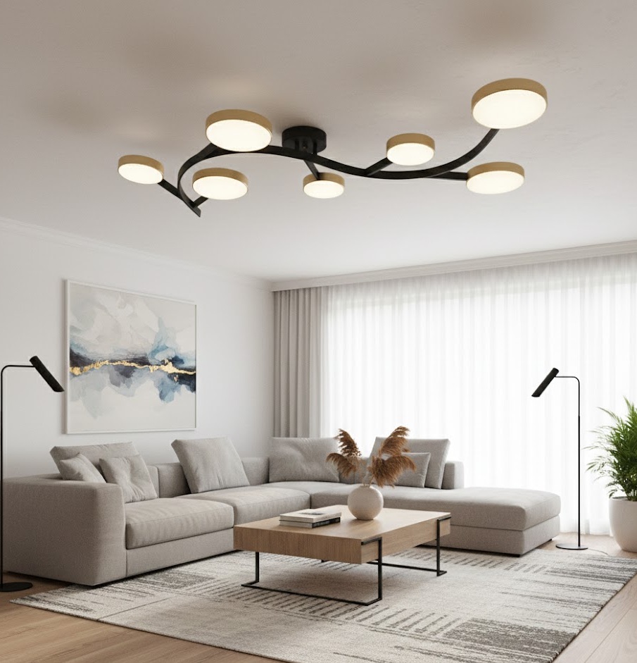 Đèn Trần LED Hiện Đại Phong Cách Cành Cây SNT21