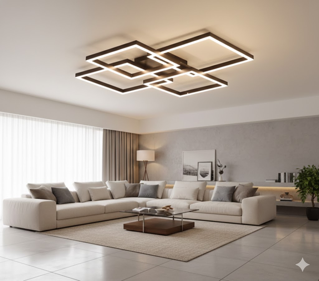 Đèn LED ốp trần hiện đại Tứ Giác MO997/4