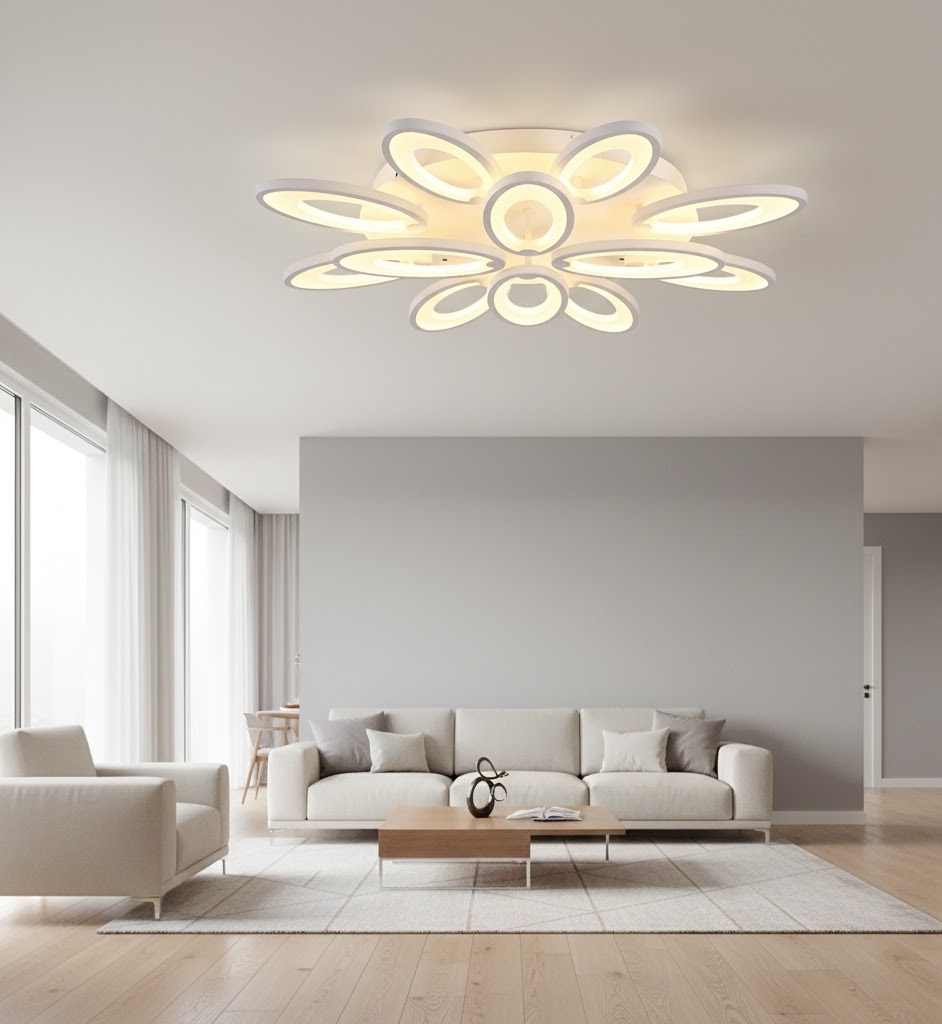 Đèn ốp trần bông hoa Oval 12 MT7079