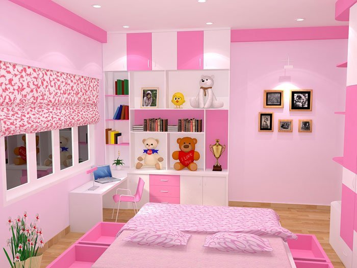 6 lưu ý để trang trí phòng đẹp cho bé gái - Sanota.net
