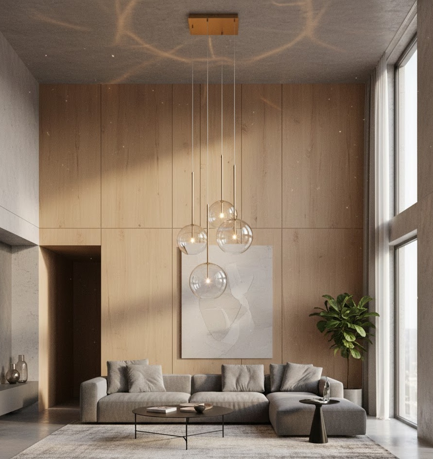 Đèn thả thủy tinh Arto SNT4985