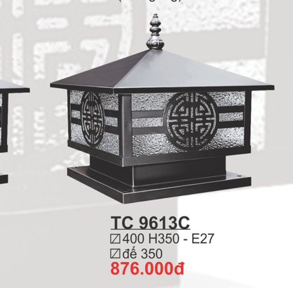 Đèn trụ cổng TC9613C - Ảnh 2