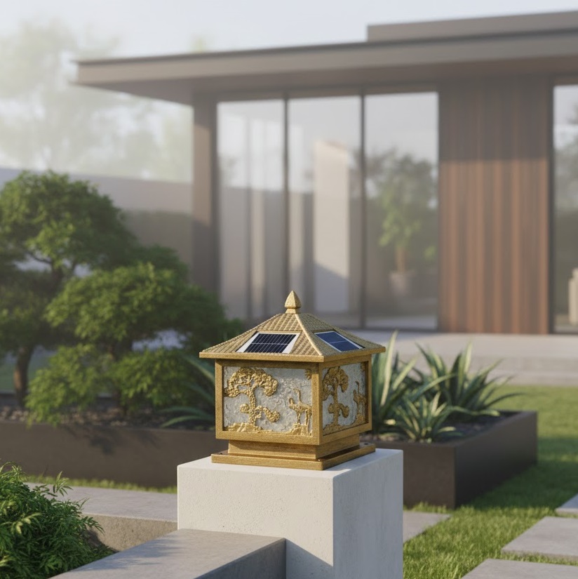 Đèn trụ cổng TC7326C