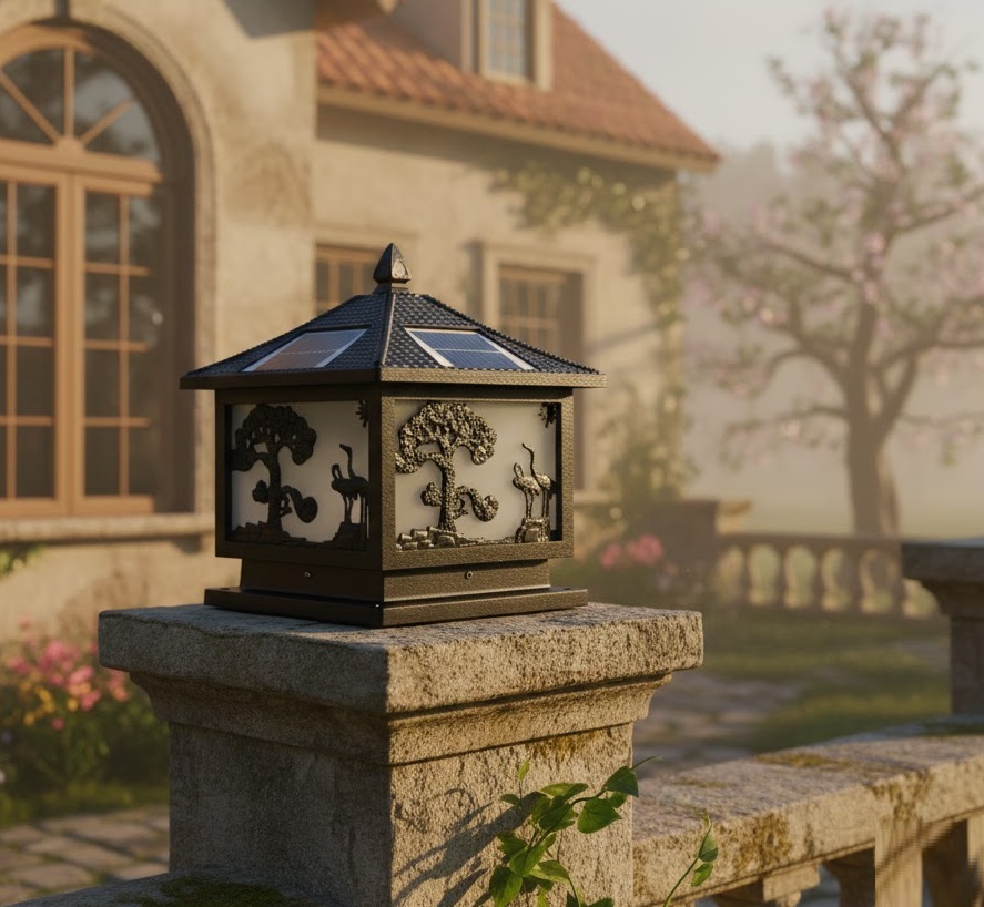 Đèn trụ cổng TC7326C