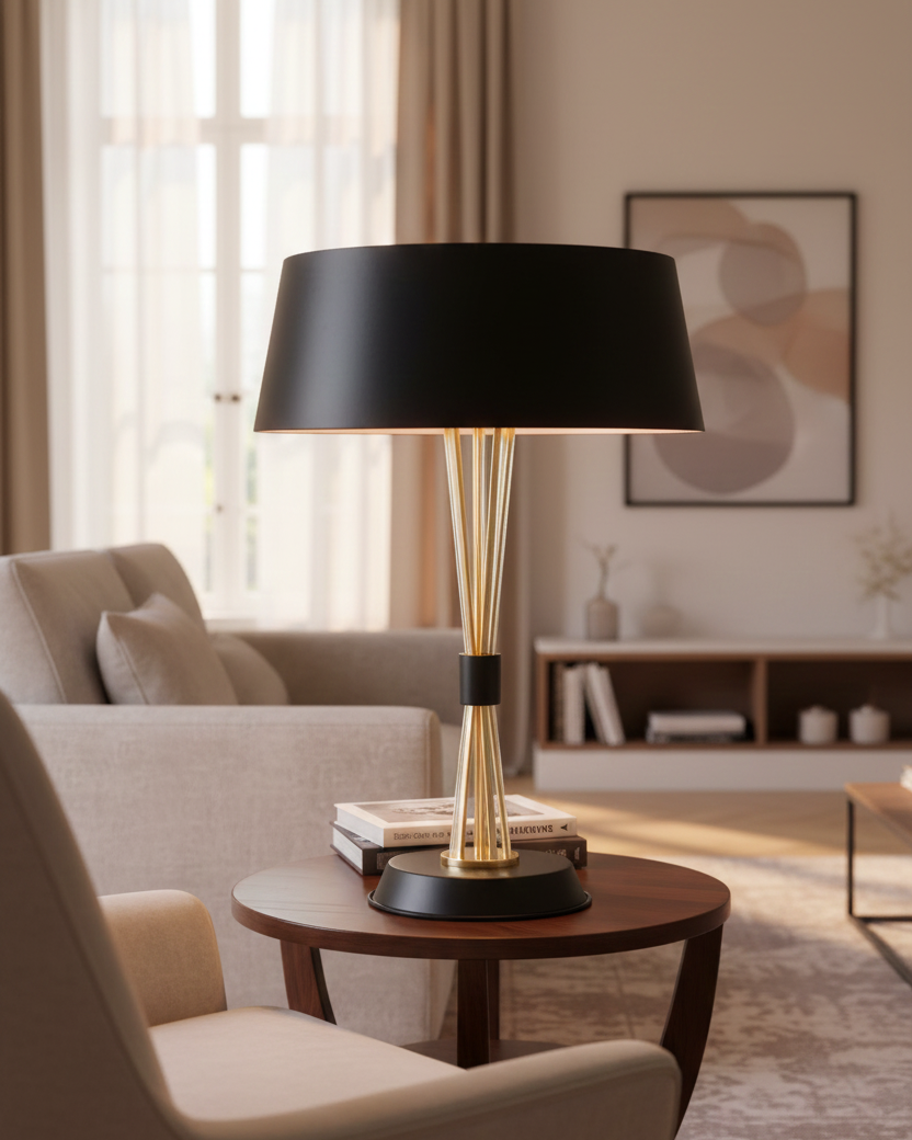 Đèn bàn delightfull SNT1627 là mẫu đèn trang trí mang phong cách hiện đại kết hợp nét sang trọng tinh tế. Tạo điểm nhấn nổi bật cho bất kỳ ...