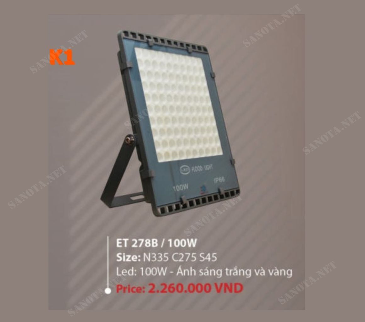 Đèn pha sân vườn ET278B - Ảnh 2