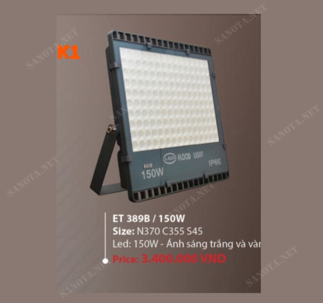 Đèn pha sân vườn ET389B - Ảnh 2