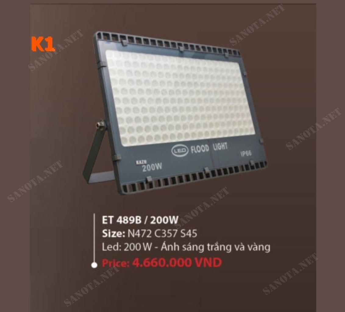 Đèn pha sân vườn ET489B - Ảnh 2