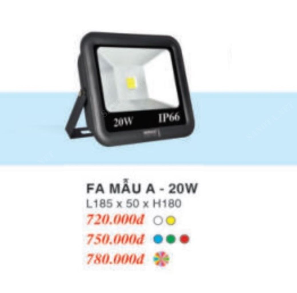 Đèn pha sân vườn FA-MẪU A20W - Ảnh 2