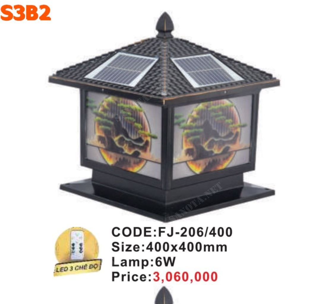 Đèn trụ cổng FJ206-400 - Ảnh 2