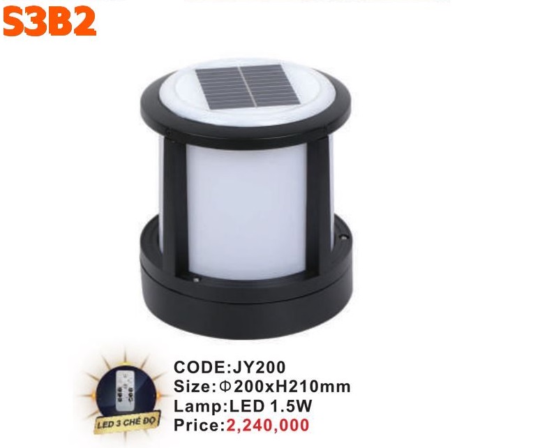 Đèn năng lượng mặt trời JY200 - Ảnh 2