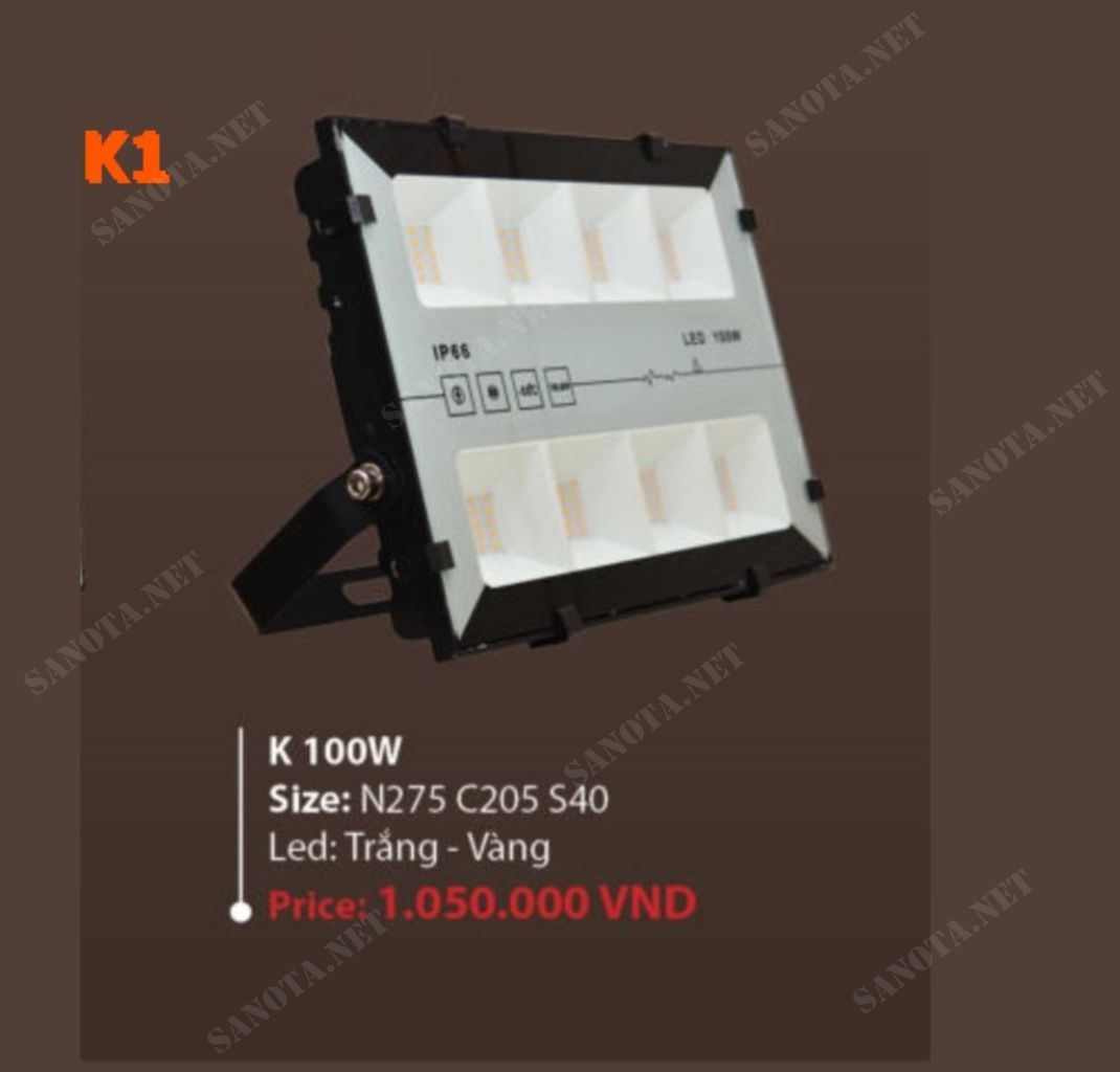 Đèn pha sân vườn K100W - Ảnh 2