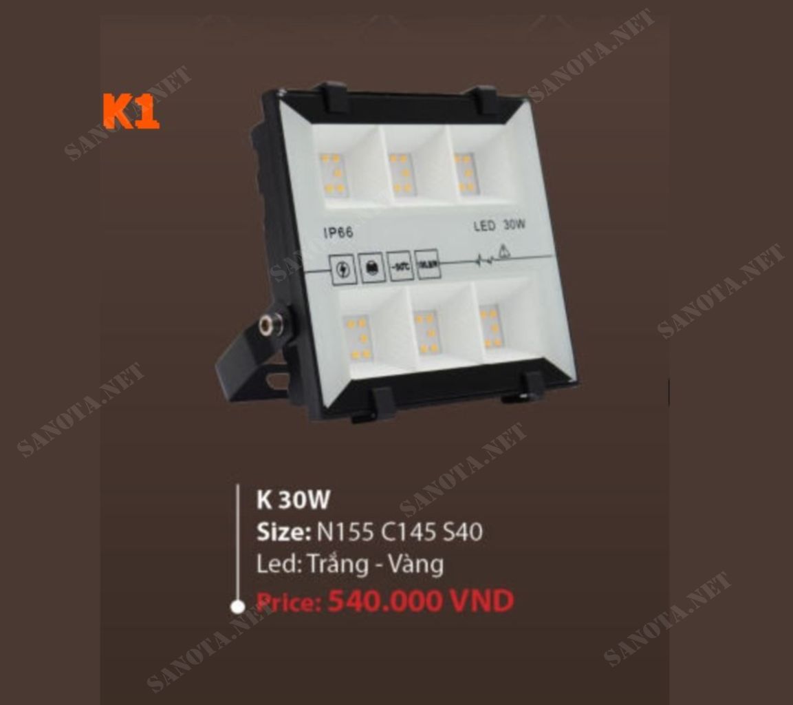 Đèn pha sân vườn K30W - Ảnh 2