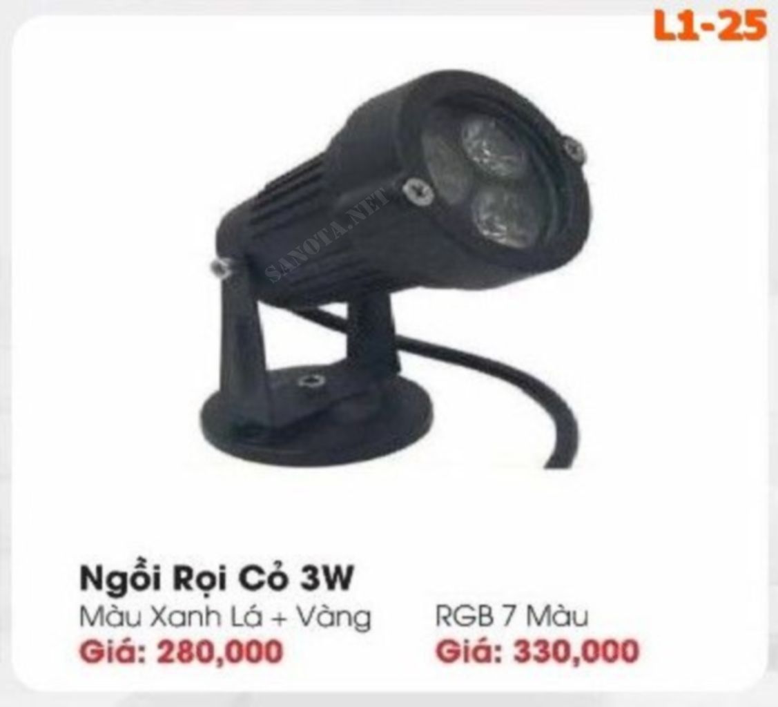 Đèn đế ngồi rọi cỏ 3W - Ảnh 2