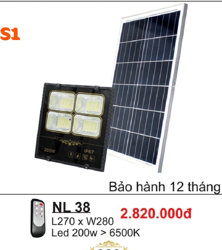 Đèn năng lượng mặt trời NL38 - Ảnh 2