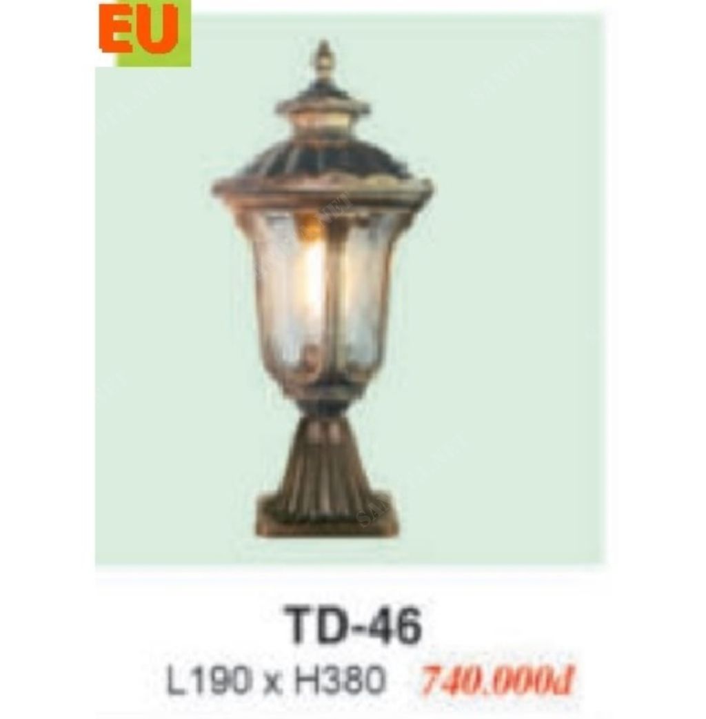 Đèn trụ cổng TD46 - Ảnh 2