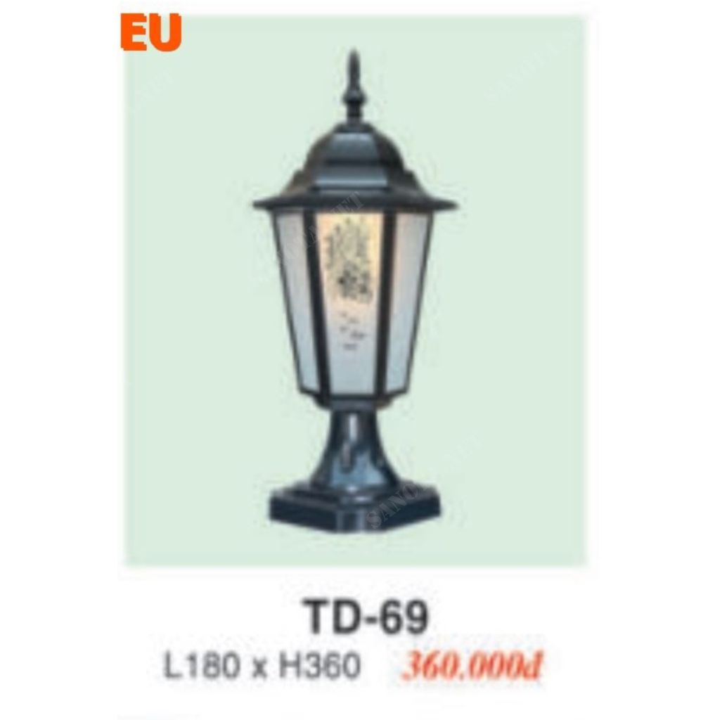Đèn trụ cổng TD69 - Ảnh 2