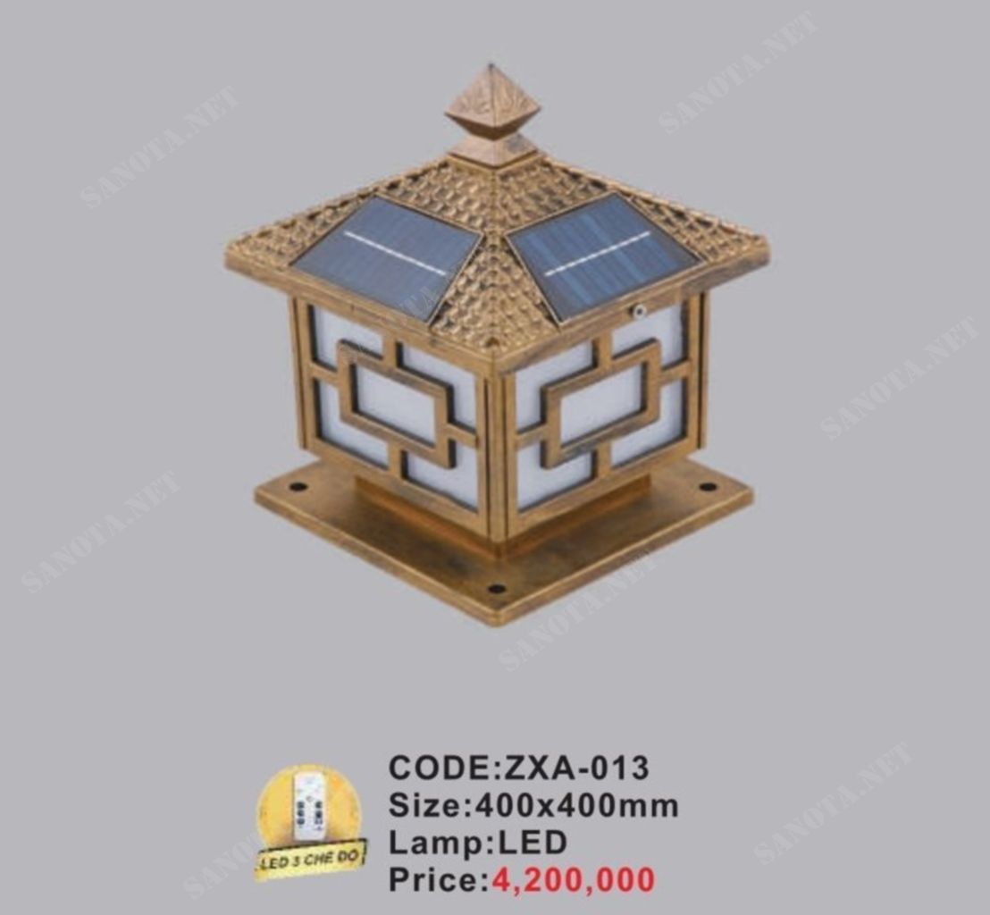 Đèn trụ cổng ZXA0123 - Ảnh 3
