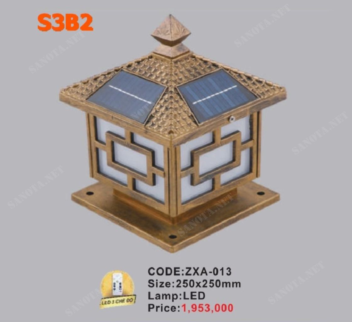Đèn trụ cổng ZXA013 - Ảnh 2