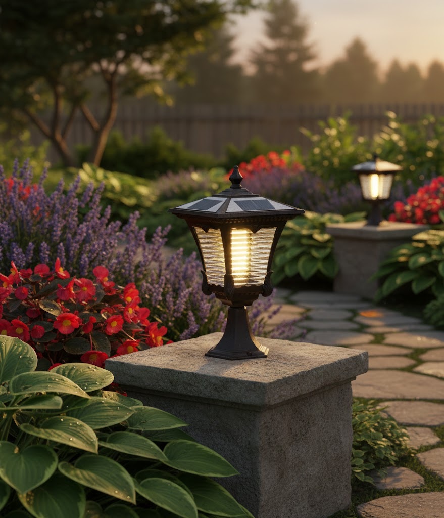 Đèn Sân Vườn Năng Lượng Mặt Trời Sanota SNT4943