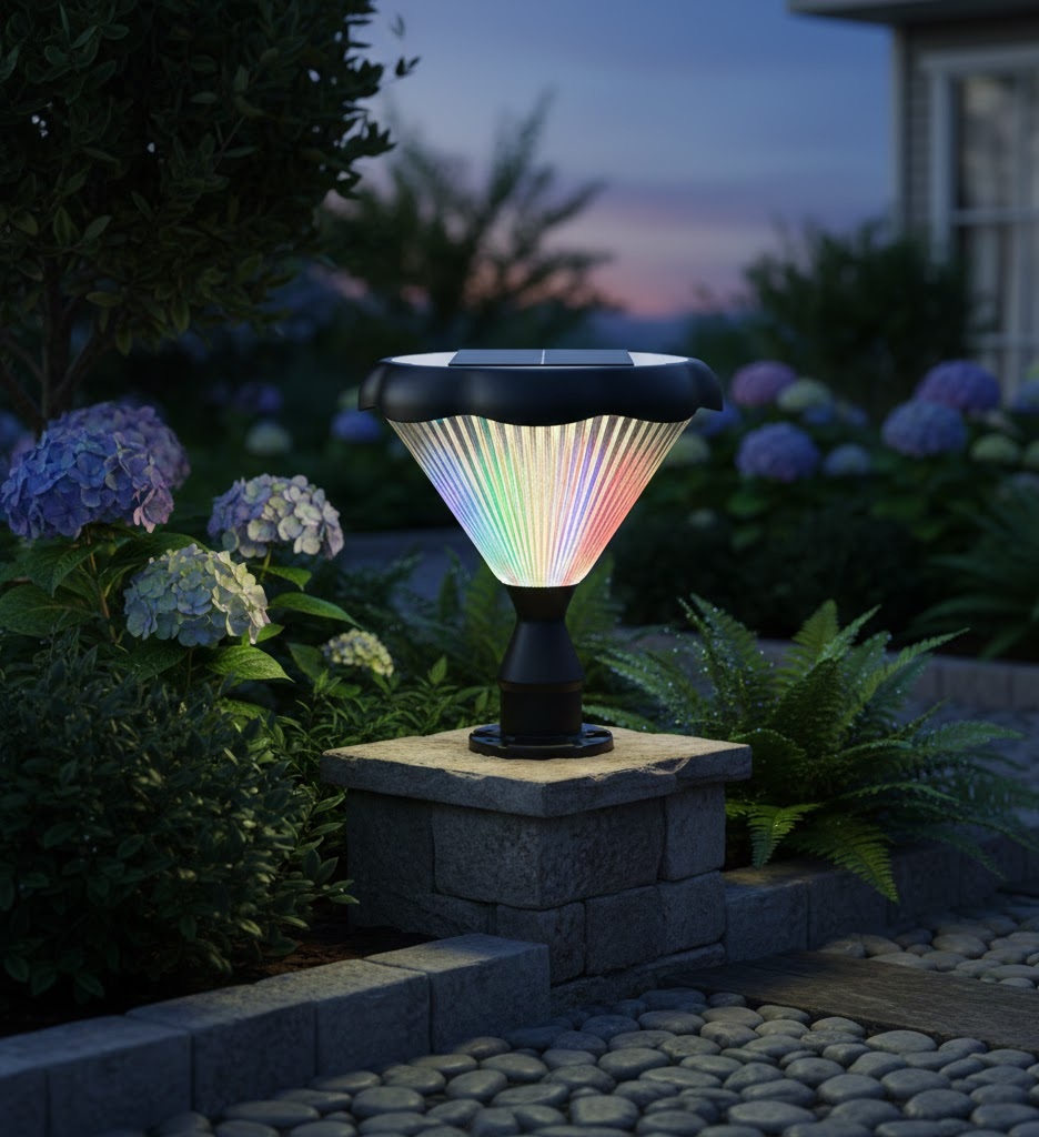 Đèn Sân Vườn Năng Lượng Mặt Trời Cầu Vồng SNT4942