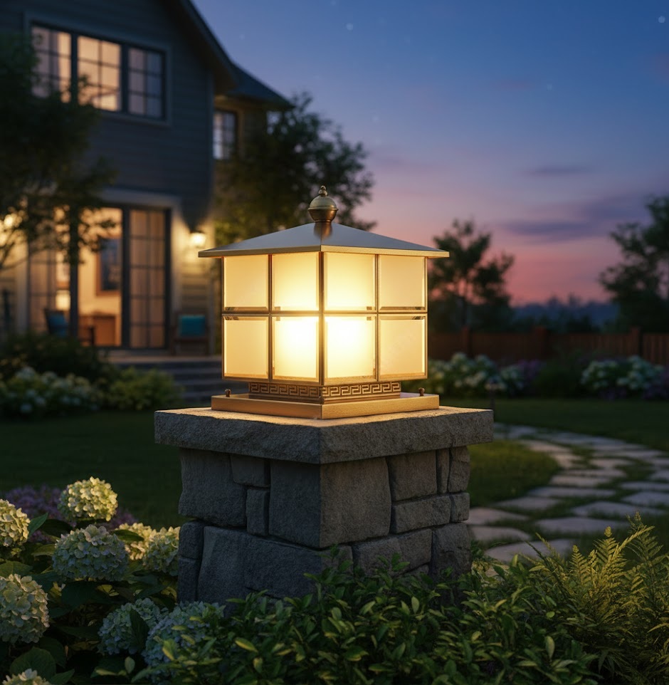 Đèn Trụ Cổng Vuông Sanota SNT4973