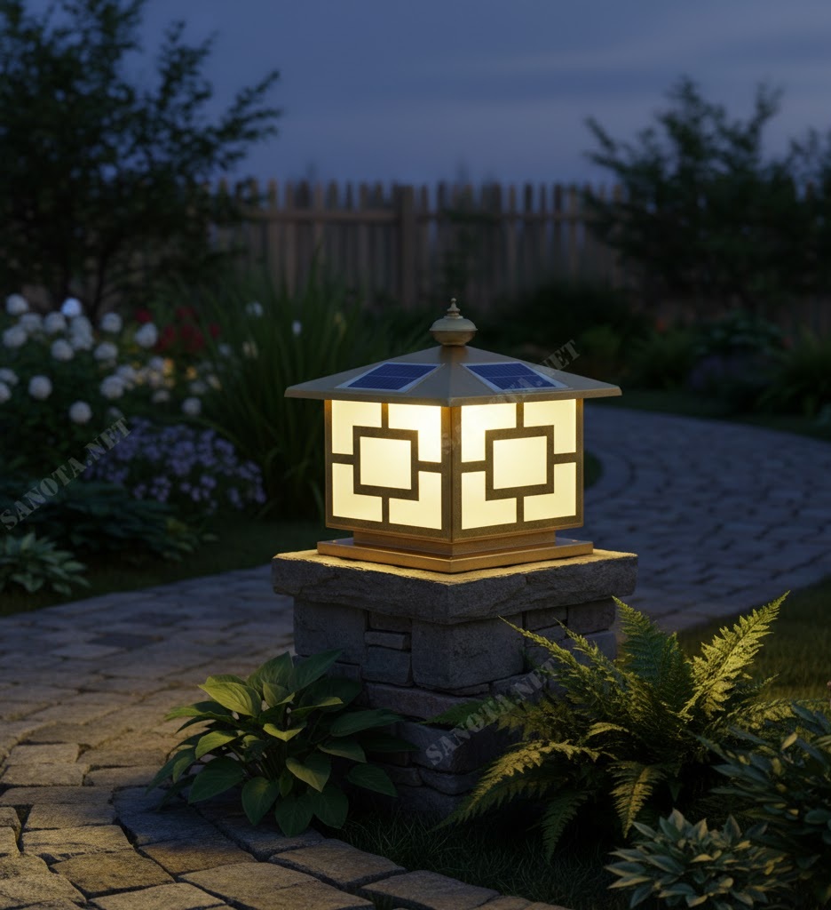 Đèn Tụ Cổng Năng Lượng Mặt Trời SNT4952