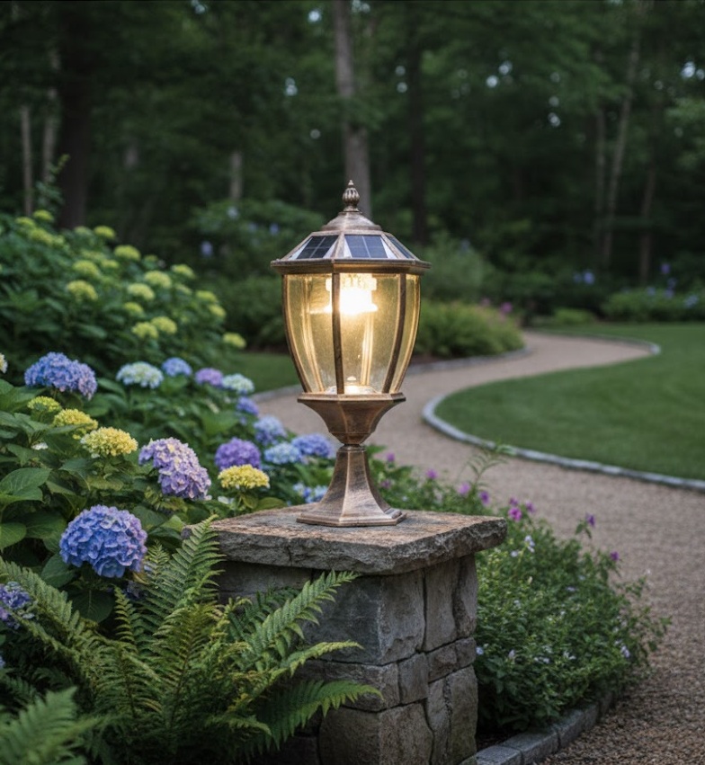 Đèn Trụ Đồng Năng Lượng Mặt Trời SNT4959