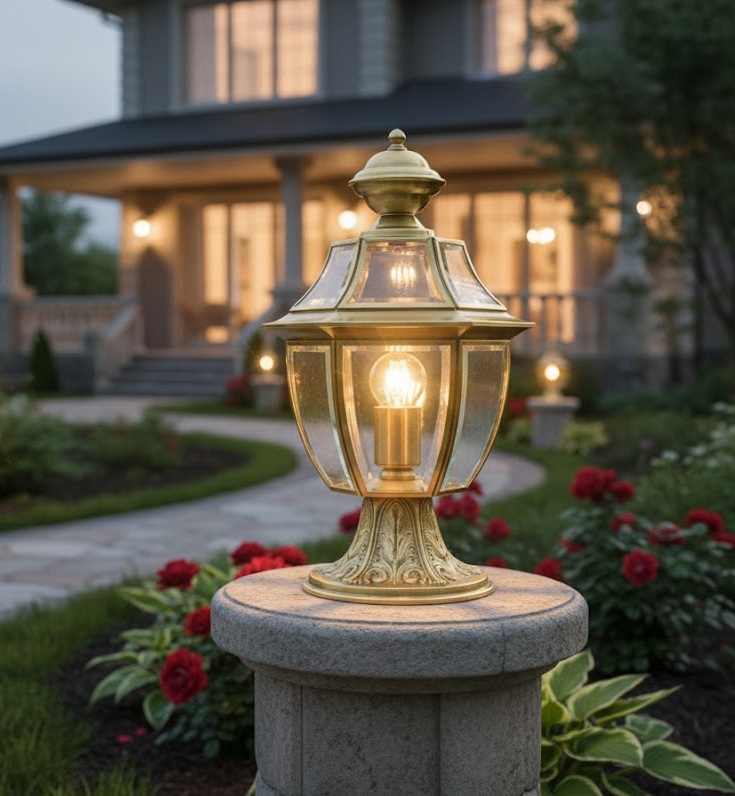 Đèn Trụ Đồng Cung Đình Sanota SNT4955