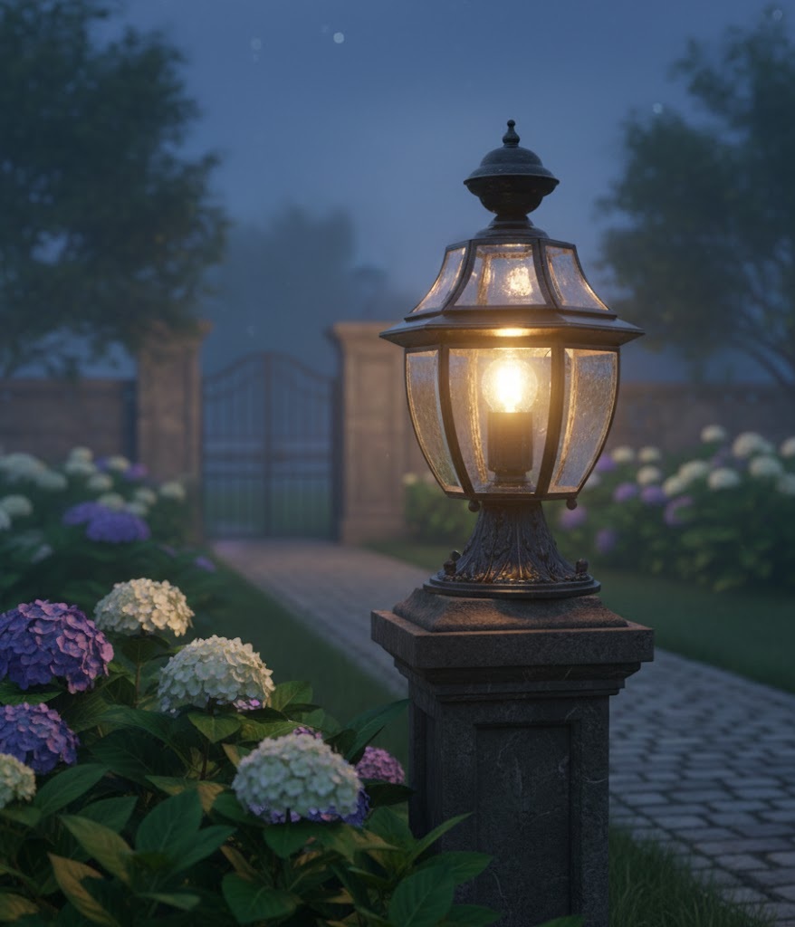 Đèn Trụ Cổng Phong Cách Châu Âu SNT4945