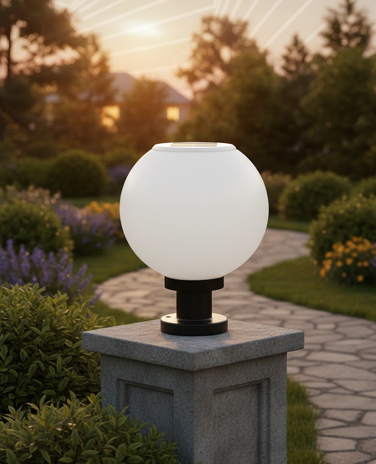 Đèn Trụ Sân Vườn Hình Cầu Sanota SNT4964