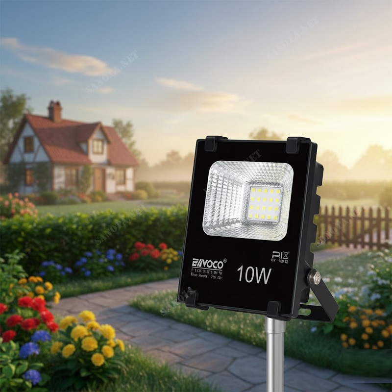 Đèn pha sân vườn FA-MẪUK10W
