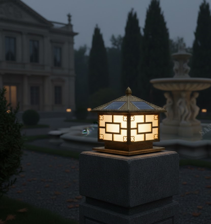 Đèn trụ cổng ZXA013