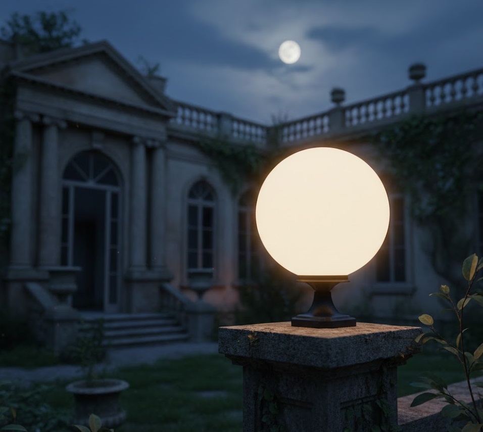 Đèn trụ cổng cầu nhựa SNT3