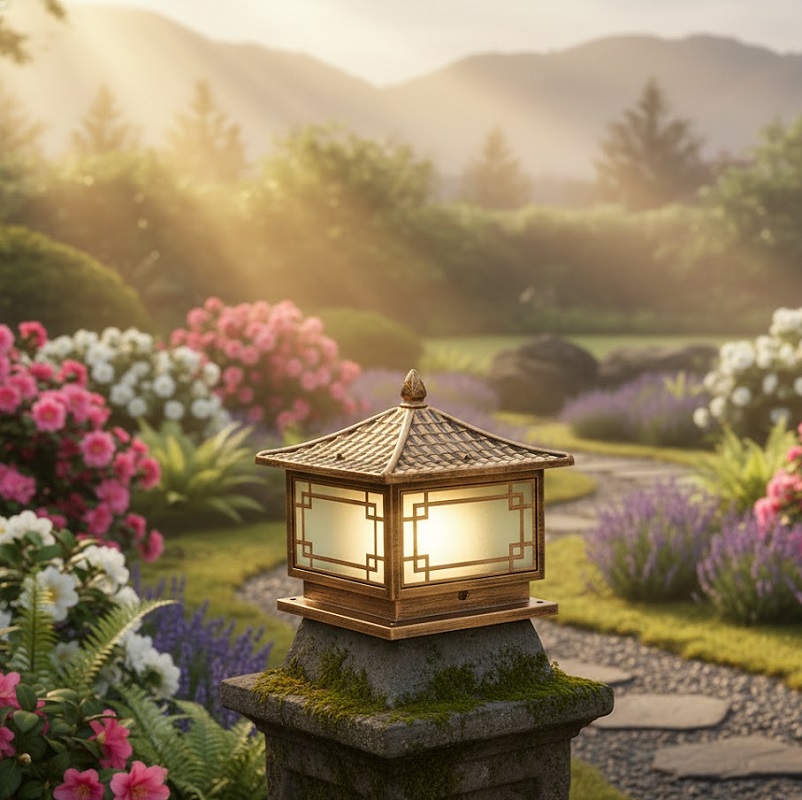 Đèn trụ cổng TD443