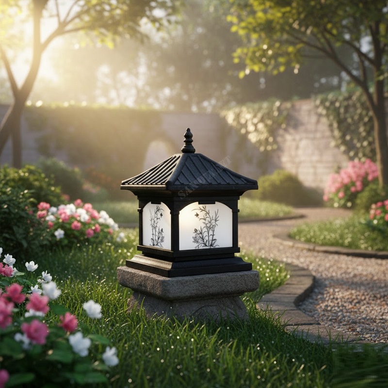 Đèn trụ cổng TD418