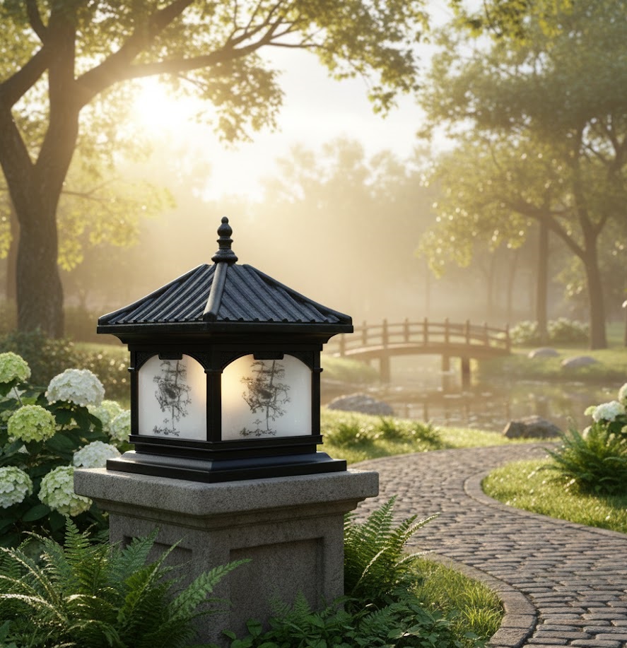 Đèn trụ cổng TD414