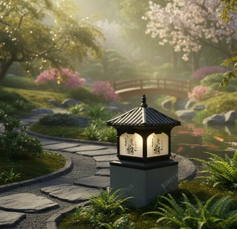 Đèn trụ cổng TD412