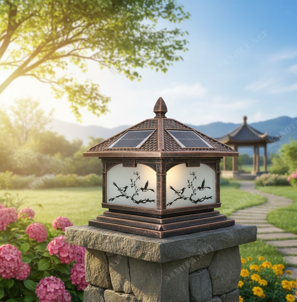 Đèn trụ cổng SOLAR453