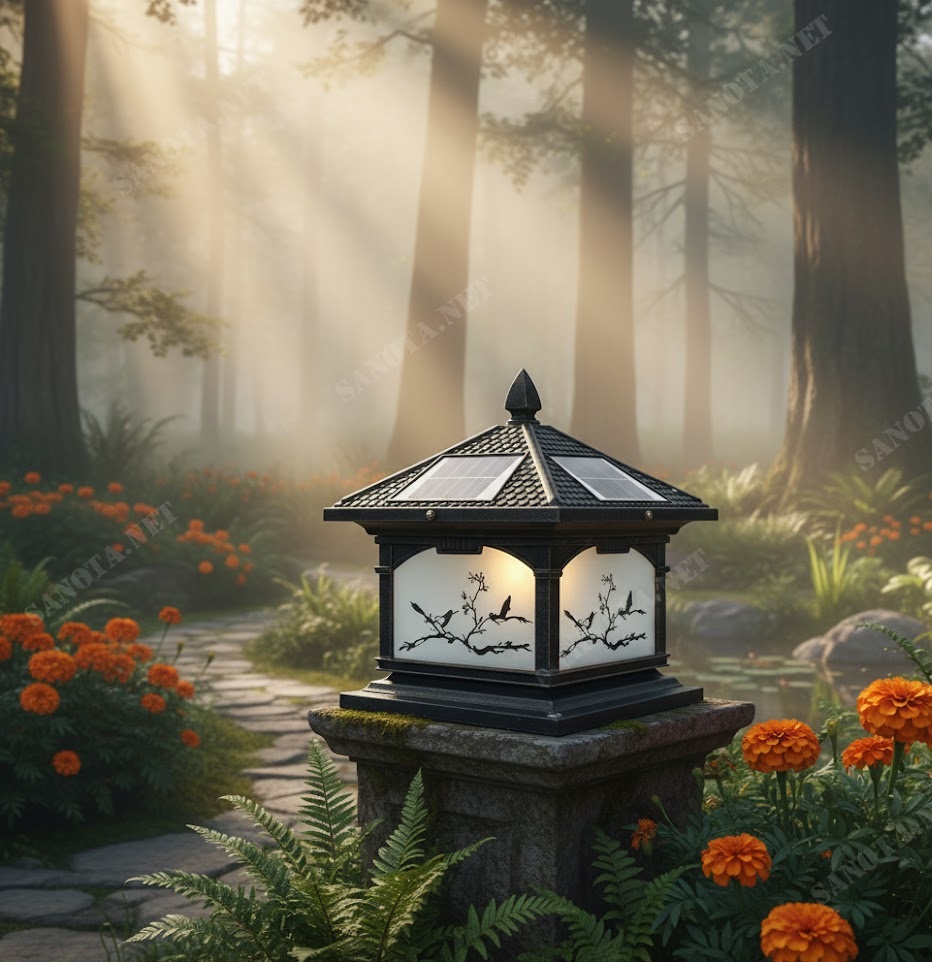 Đèn trụ cổng SOLAR452