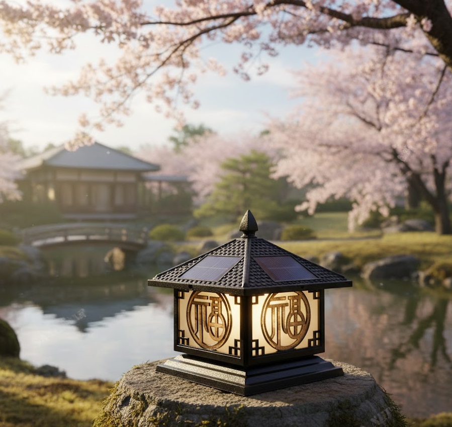 Đèn trụ cổng SOLAR437