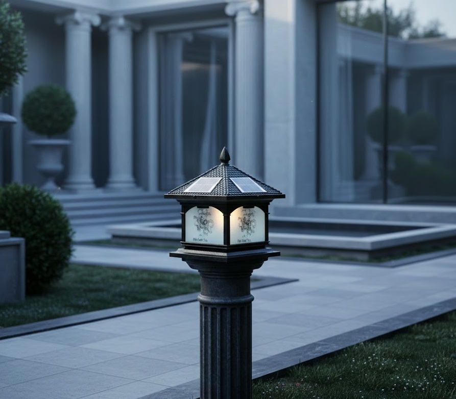 Đèn trụ cổng SOLAR414