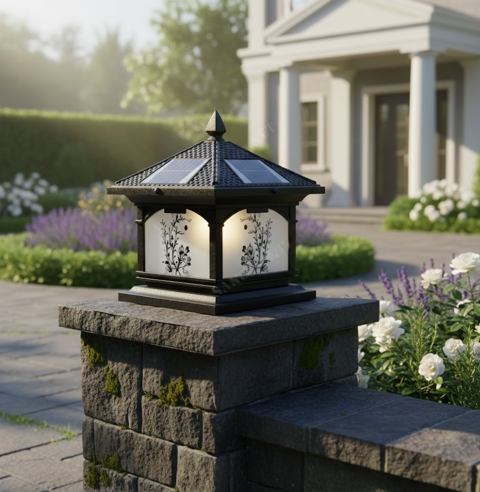 Đèn trụ cổng SOLAR418