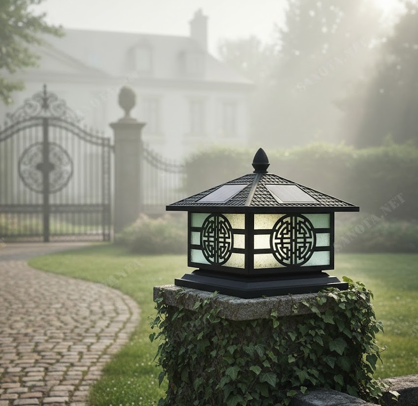 Đèn trụ cổng SOLAR406