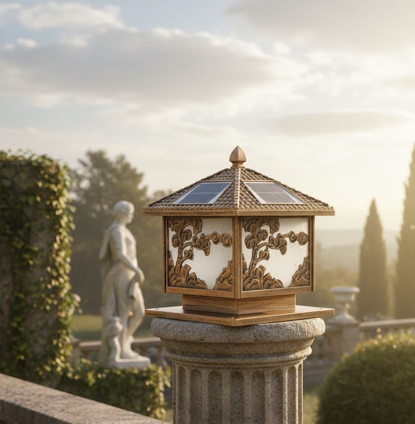 Đèn trụ cổng R6712