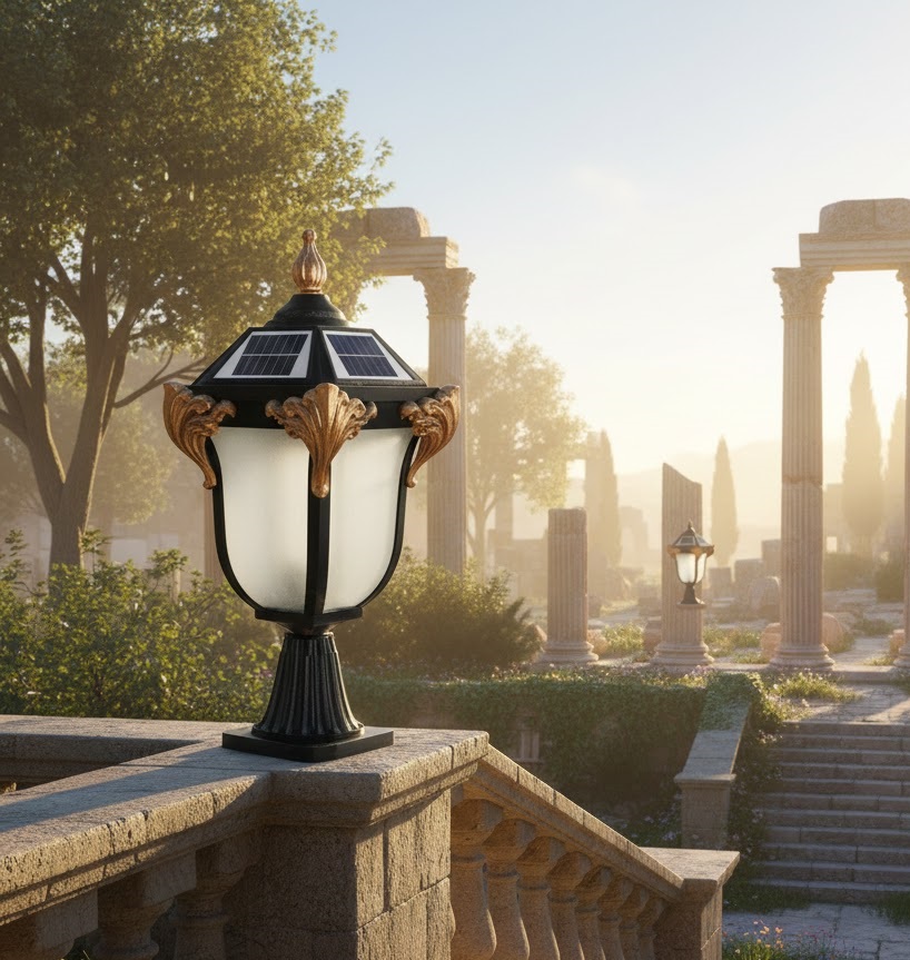 Đèn trụ cổng SOLAR302