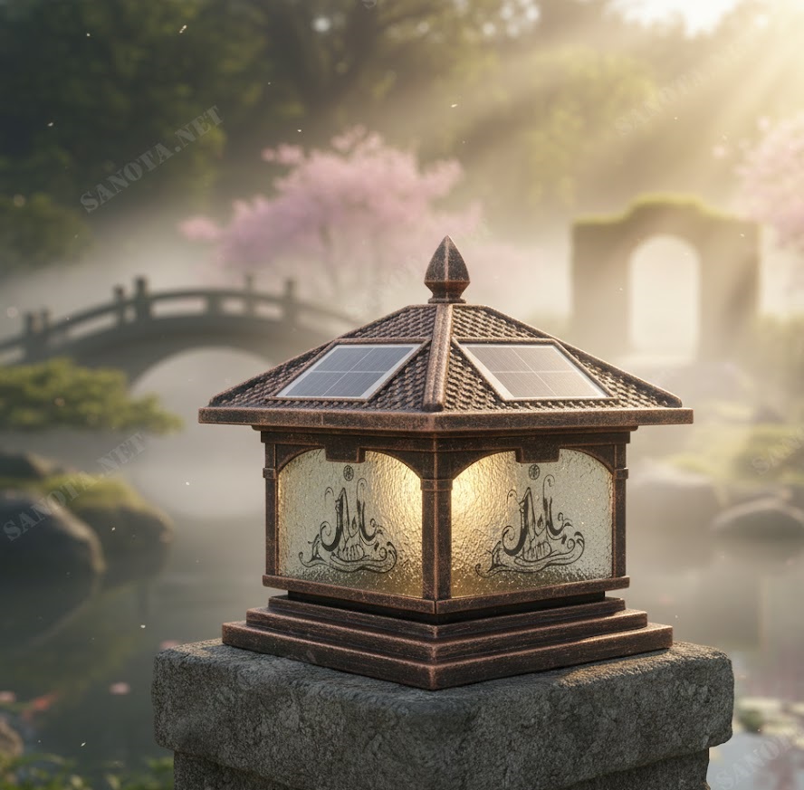 Đèn trụ cổng SOALR429