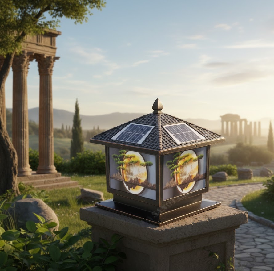 Đèn trụ cổng JF208