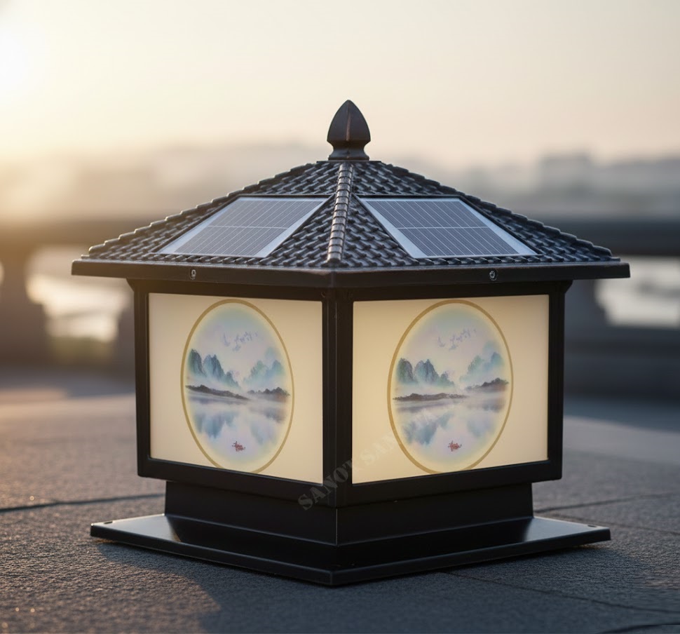 Đèn trụ cổng JF207